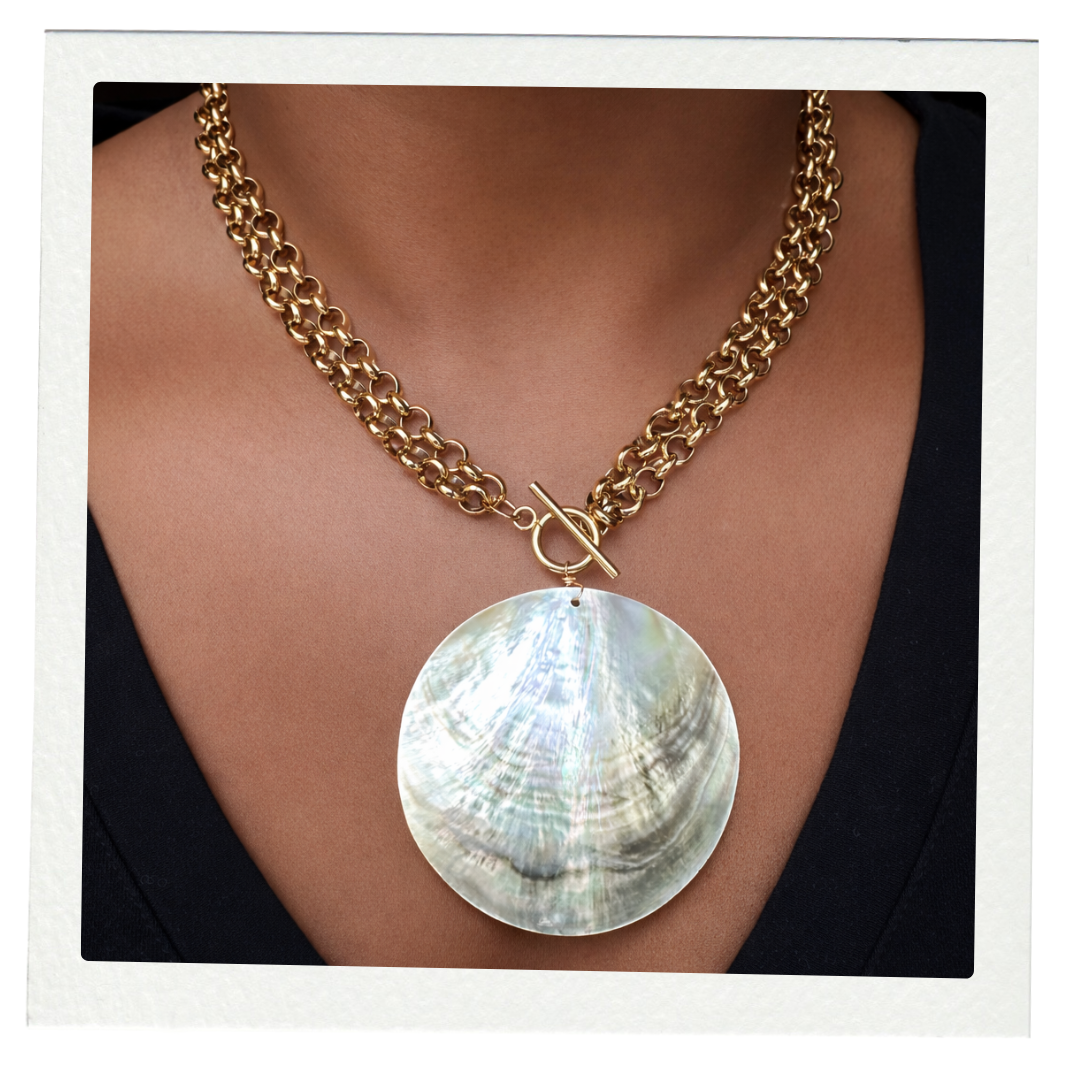 Tideform Disk Necklace