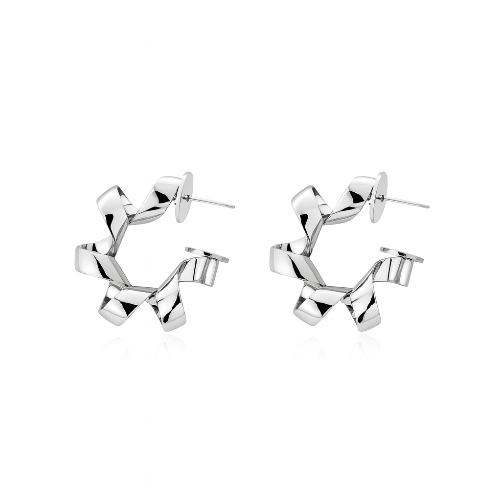 The Frequency Hoop Earrings