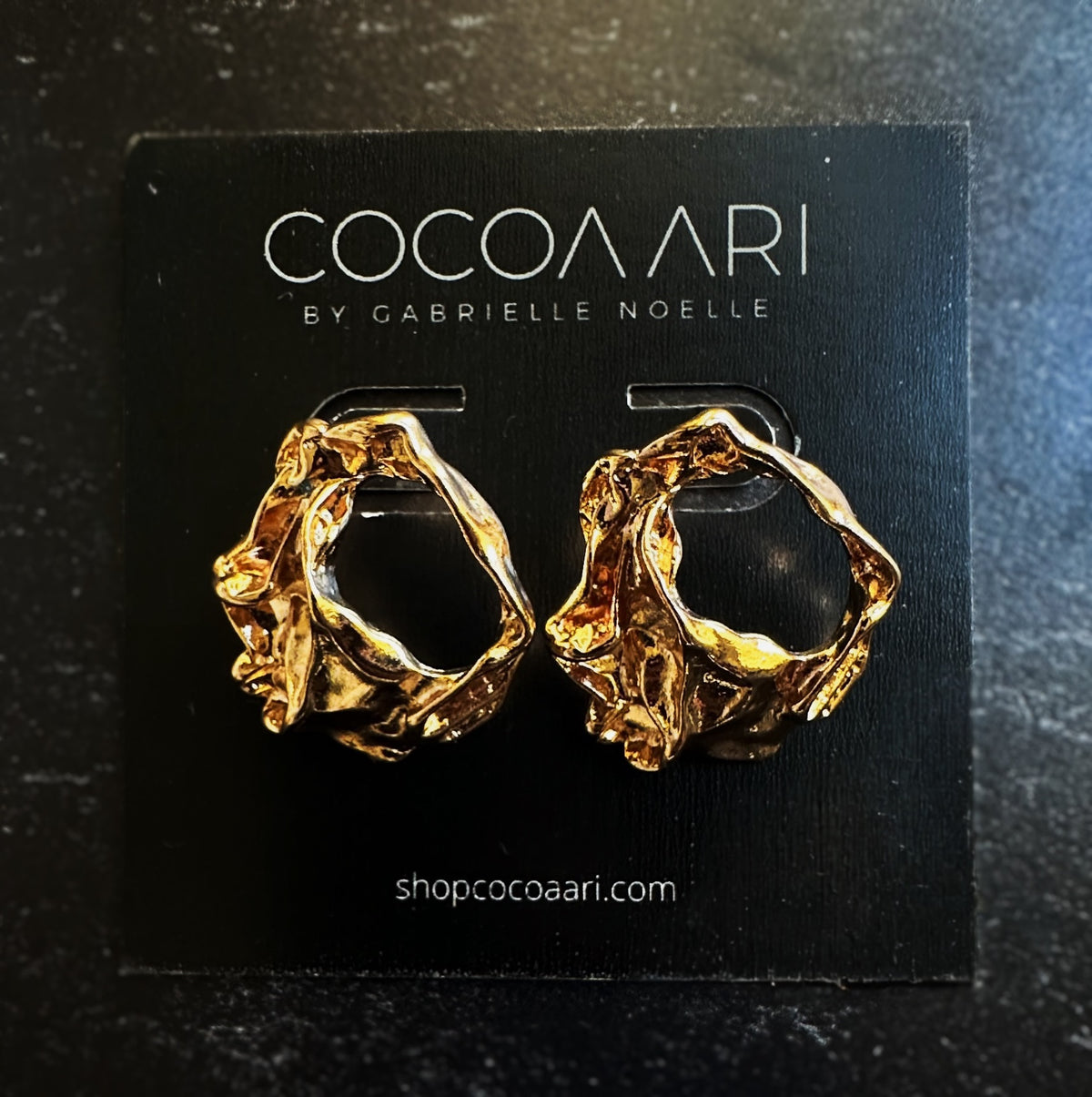 FORM NO. 7 — Molten Frame Stud Earrings