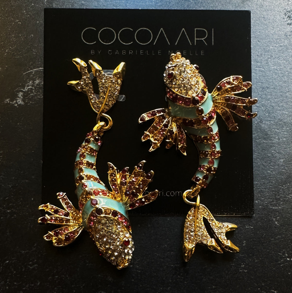 Marina Koi Statement Earrings
