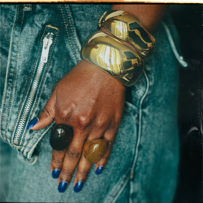 Still Form Ring — Amber