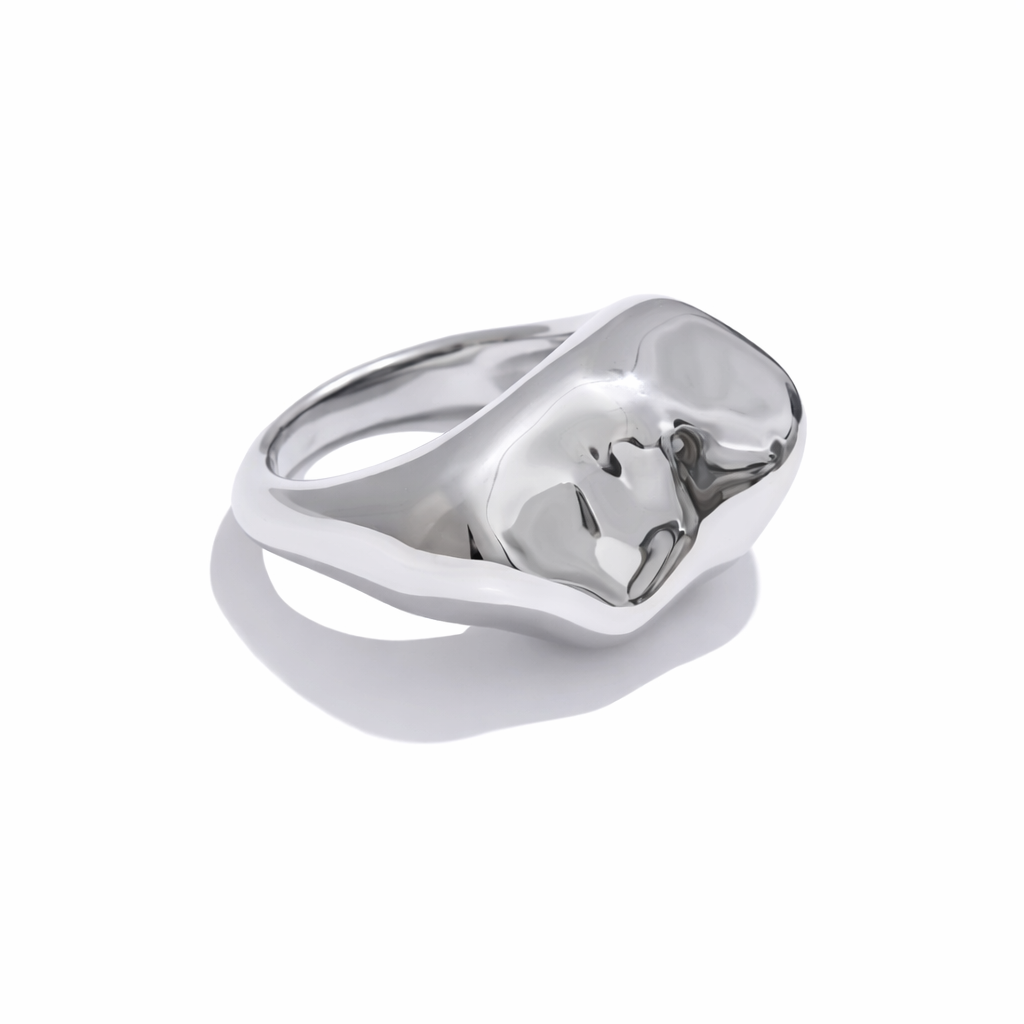 FORM No. 14 — Molten Melt Ring Silver