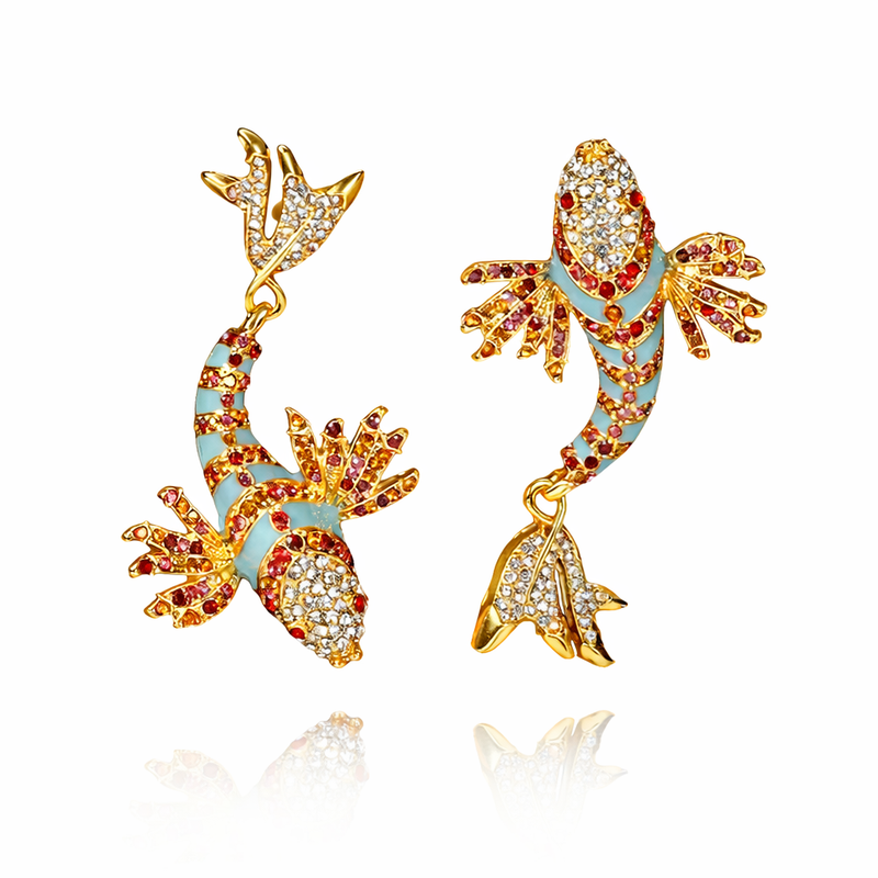 Marina Koi Statement Earrings