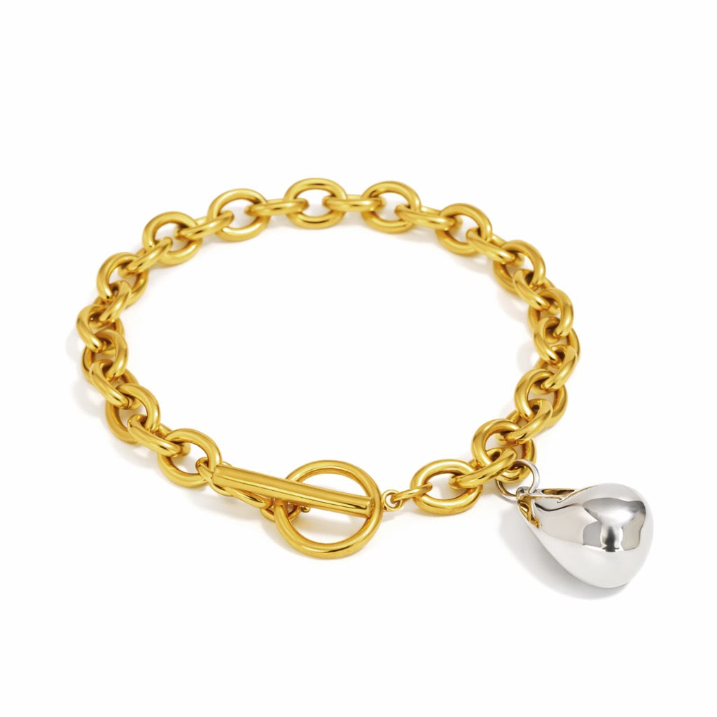 Liquid Form Toggle Bracelet