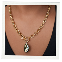 Liquid Form Toggle Necklace