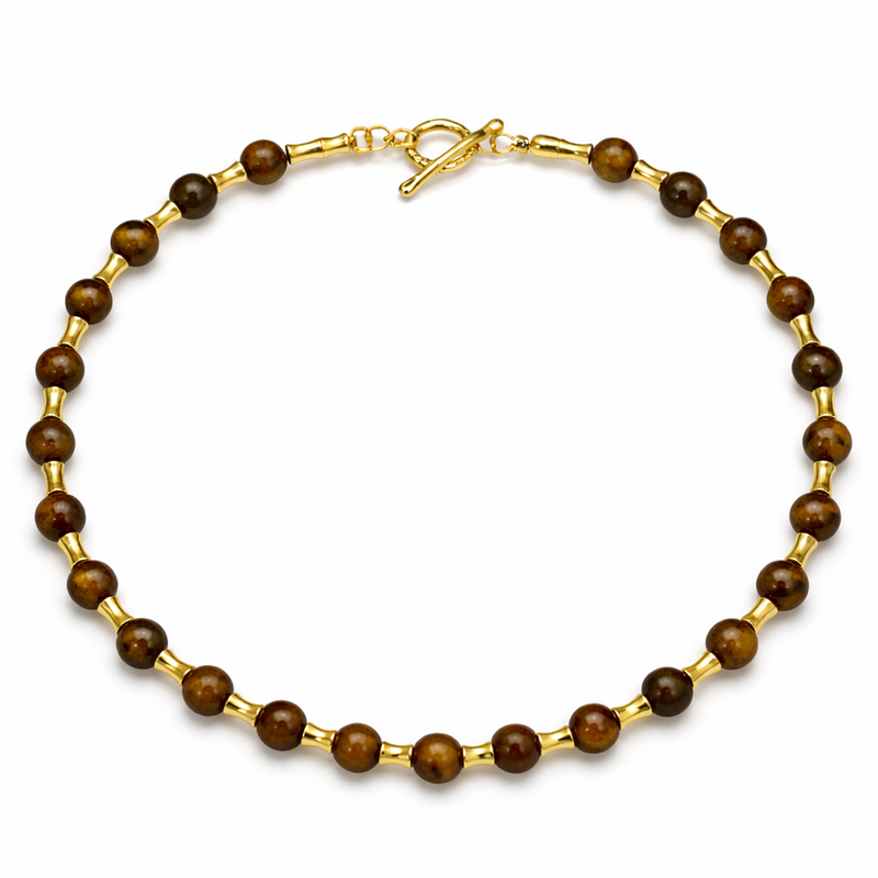 The Grounded Gaze — Tiger's Eye Necklace