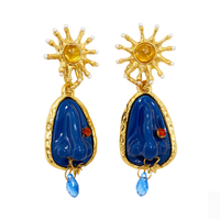 The Vanguard Lapis Sunburst Drops