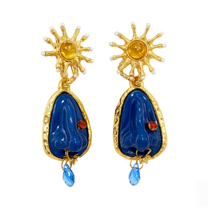 The Vanguard Lapis Sunburst Drops