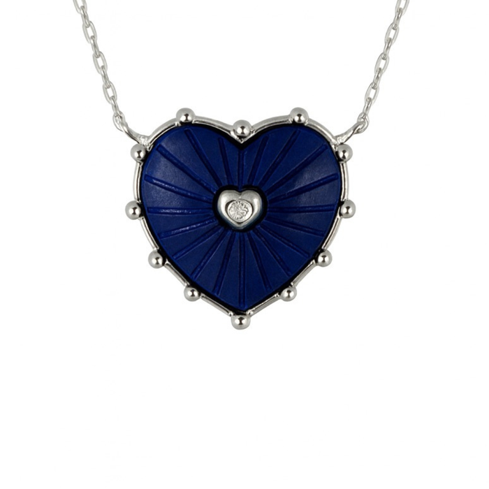 The Midnight Heart Amulet Necklace
