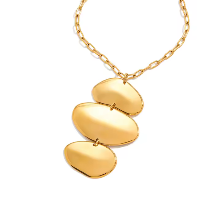 The Solara Pebble Necklace