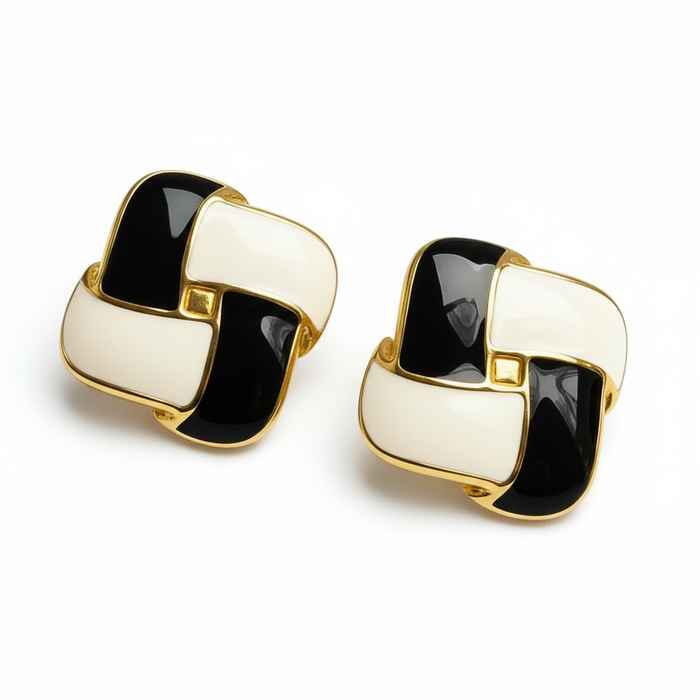 The Noir Weave Studs