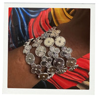 The Fleur Clover Cuff Bracelet - Silver