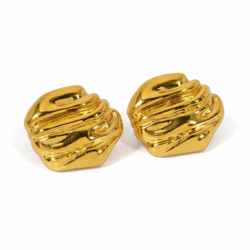 FORM No. 4 — Molten Stud Earrings