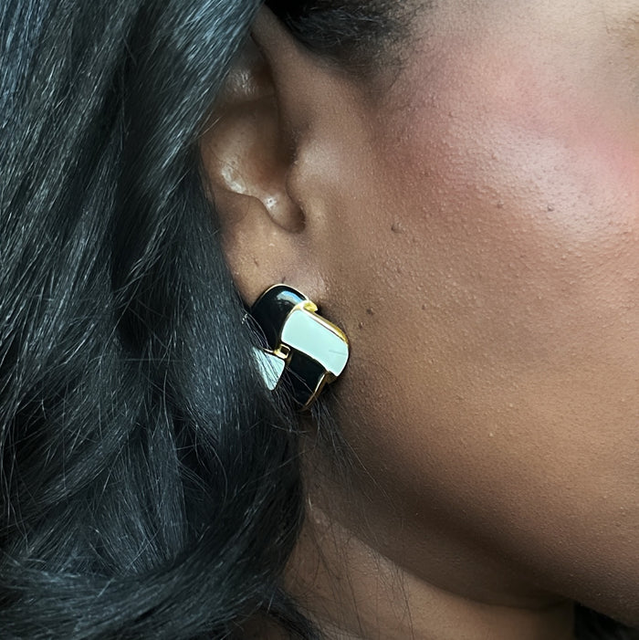 The Noir Weave Studs