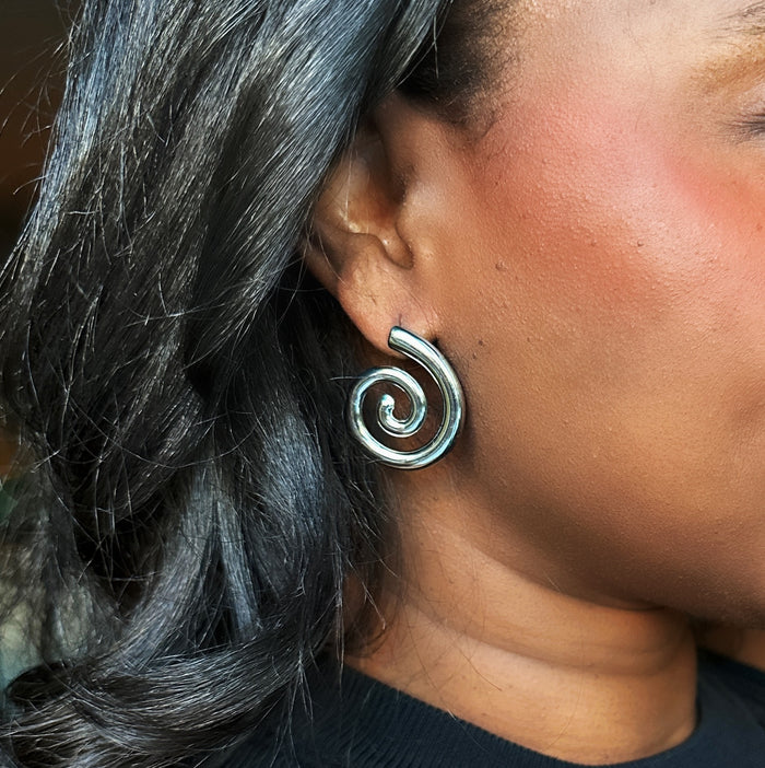 The Uptown Swirl Earrings
